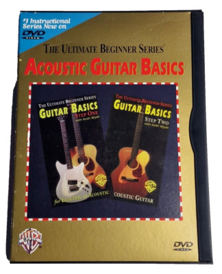 Ultimate Beginner Series - Acoustic Guitar Basics, Step 1 & 2 (2 Disc DVD, 2001)