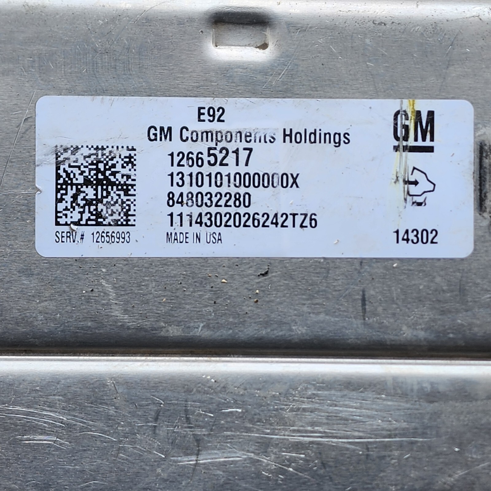 2014 GMC Sierra Silverado OEM Engine Computer Module 12665217 for  