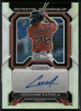 2023 Panini Prizm #PP-CR Ceddanne Rafaela Potential Penmanship Silver Prizm