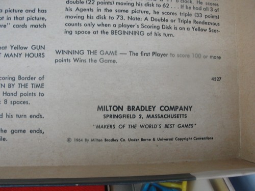 1964 James Bond Secret Agent 007 Game by Milton Bradley Complete NM/M Cond. - Picture 8 of 11