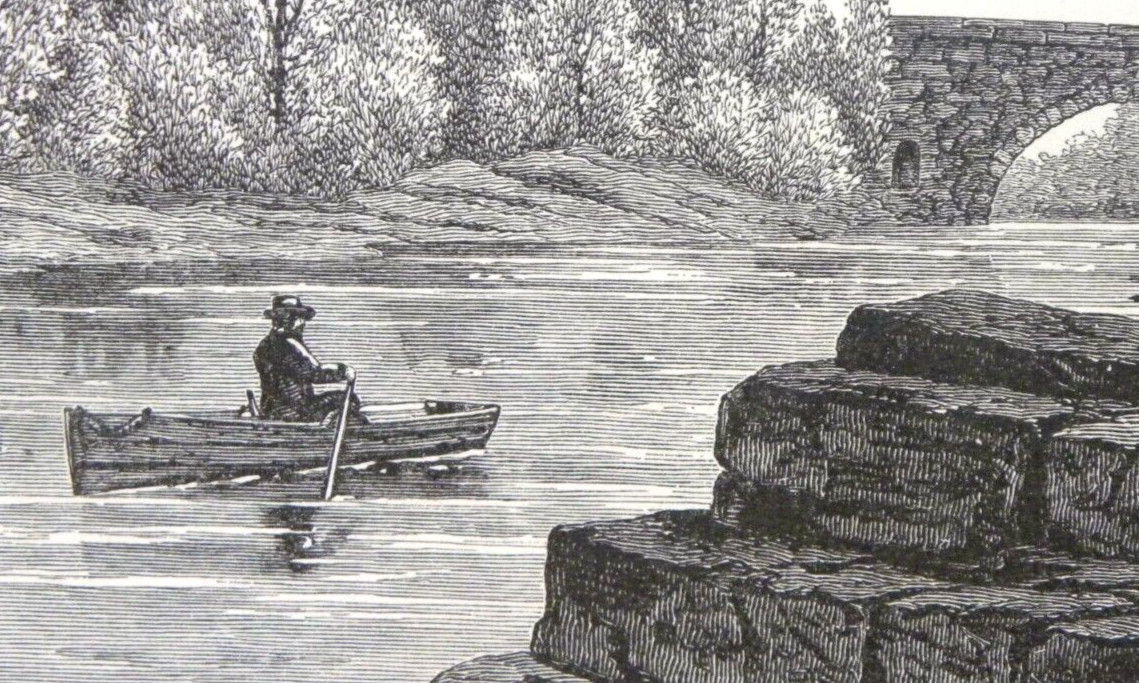 The Passaic River Below Little Falls, New Jersey from Picturesque