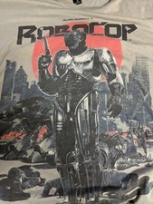 80's Movies Vintage RoboCop Graphic T-Shirt Size L Bold Throwback Graphic NICE.