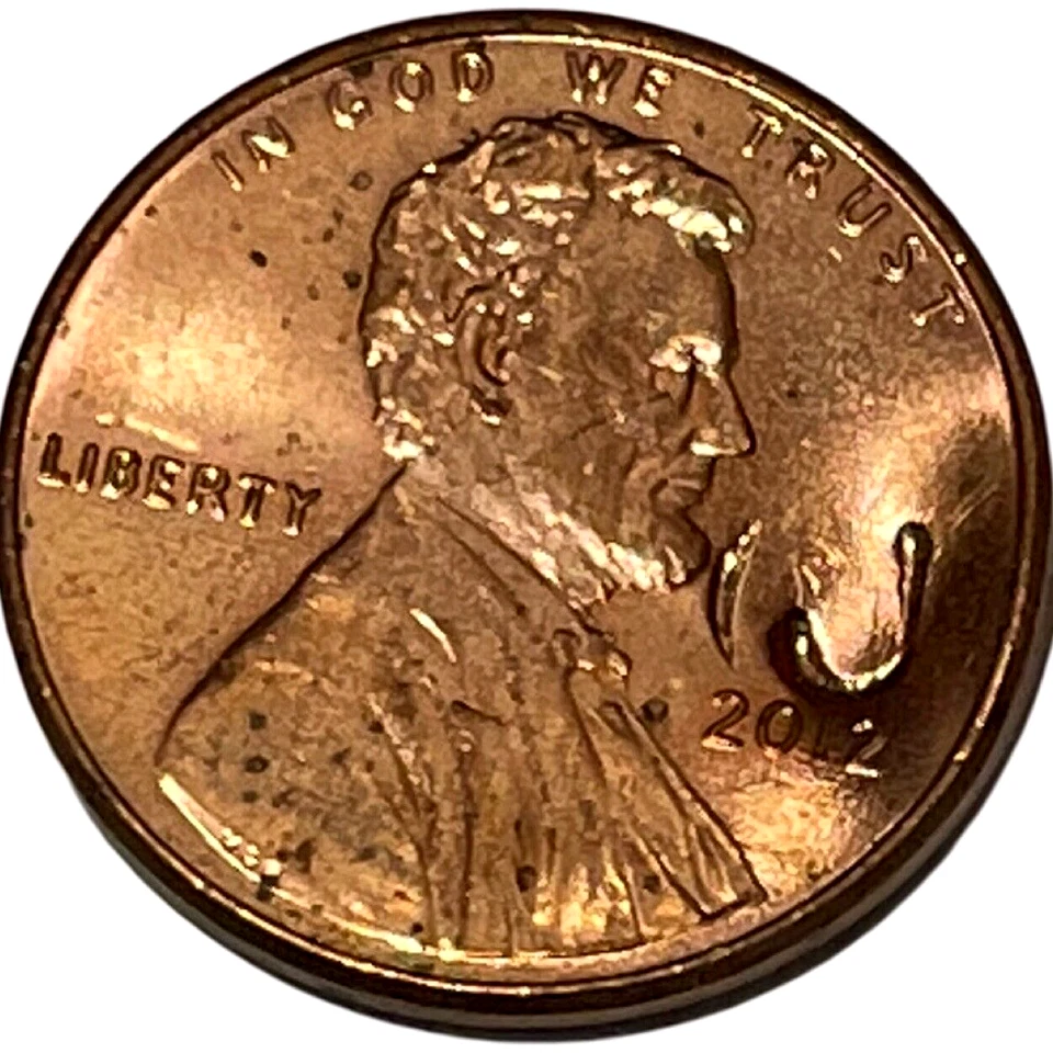 2012 Letter Initial " J "  Counter Stamp Imprint Lincoln Cent Lucky Pocket Coin - Image 3 of 4