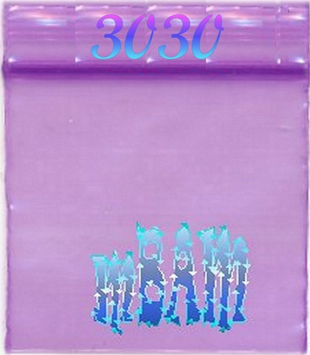 100 CONFEZIONI 4040 SACCHETTI COLORATI COLORE BLU MELA MINI ZIP 4.0x4.0" - Foto 5 di 10
