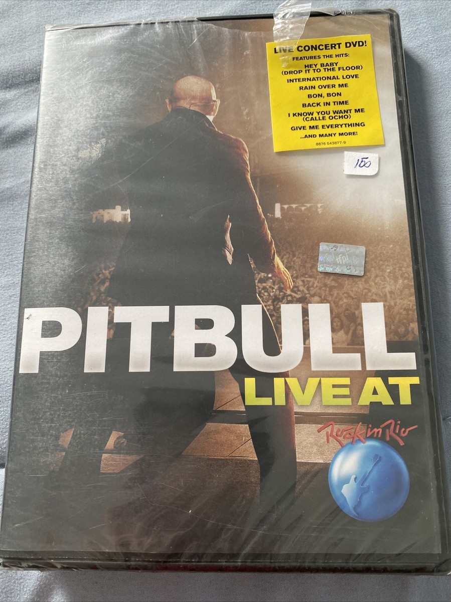 Pitbull Live At Rock In Rio DVD New And Sealed!! NTSC