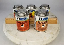 5x E-Z Weld 207 CPVC Pipe Cleaner Medium Orange 1/2 Pint E-Z20702 Expired 05/21
