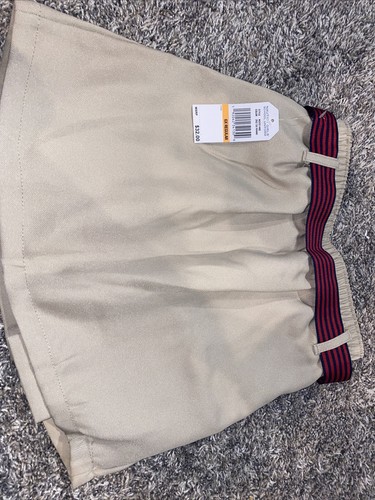 Nautica School Uniform Girls Tab Pleated Skirt/Skort w/ Red Belt Size 6X NWT - Picture 3 of 3