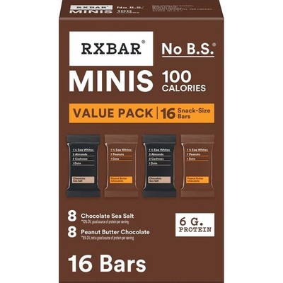 Minis Chocolate Sea Salt & Peanut Butter Chocolate Protein - 14.6oz/16ct