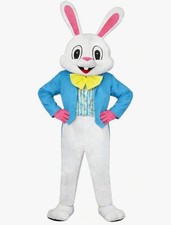 Dacnod Easter Bunny Costume Adult Rabbit Mascot Plush Fancy Dress Party Cosplay