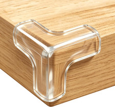 Eckschoner Baby, großer Tischschoner groß, transparent