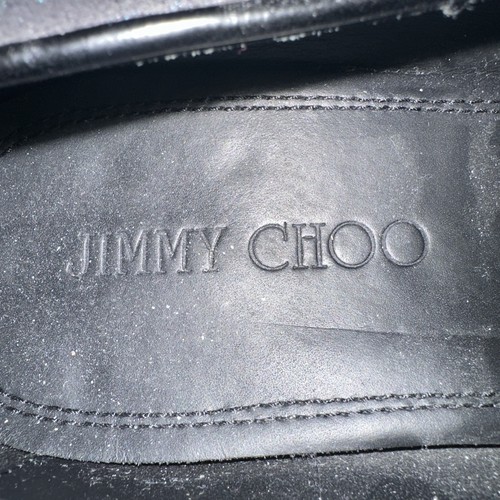 Mocasines JIMMY CHOO Sloane negros guepardo y brillo para hombre talla 43 - Imagen 6 de 8
