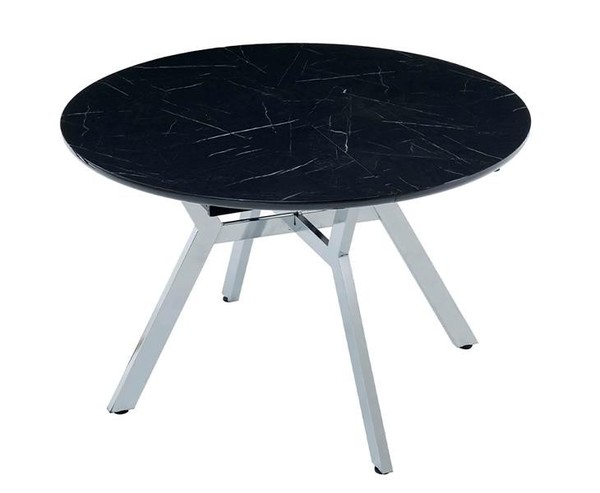 Esstisch Modern Rund Esszimmertisch Essecke EsszimmermöBel Tisch Schwarz-image