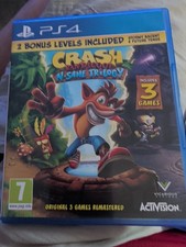 Crash Bandicoot N. Sane Trilogy -- Standard Edition (Sony PlayStation 4, 2020)