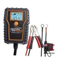 12 Volt Battery Maintainer Battery Trickle Charger Float Charger Lcd Display