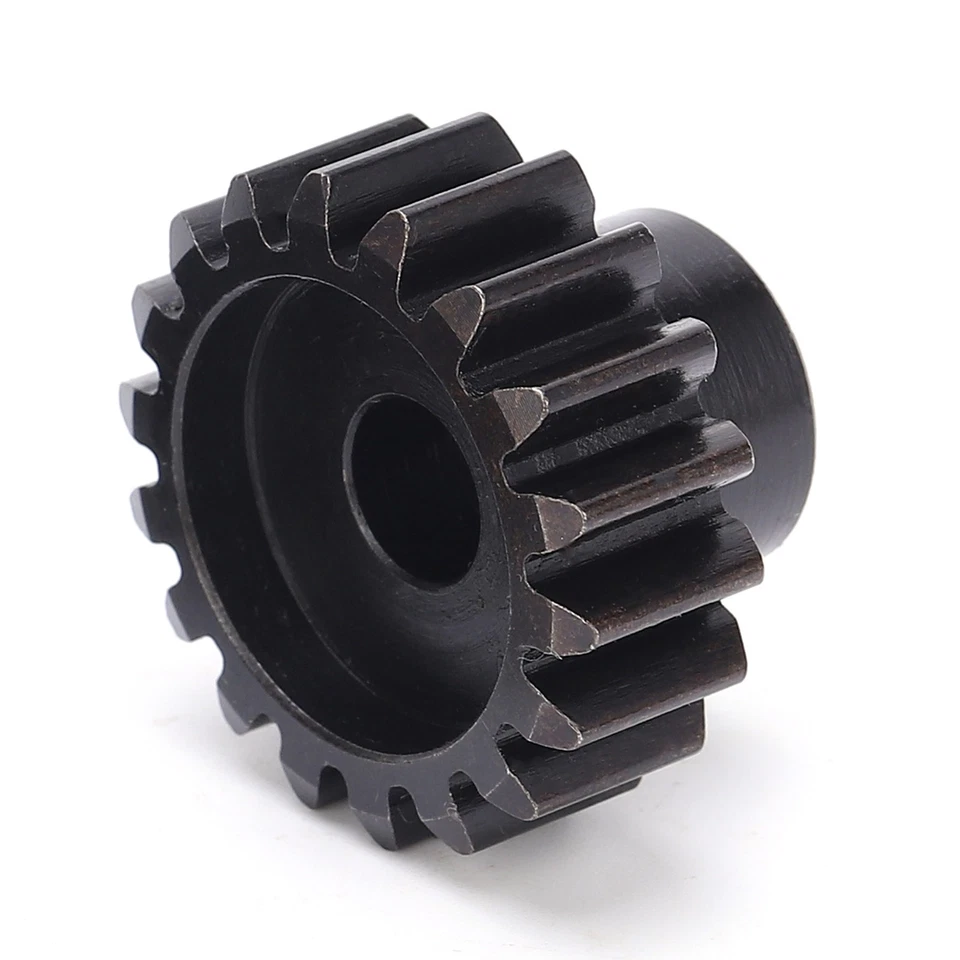3x Steel Pinion Motor Gear M1.5 8mm 18T Shaft For 1/6 1/5 RC Model Car Motor - Image 4 of 4