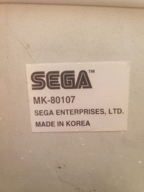 Sega Saturn Steering wheel controller Untested for parts or repair.