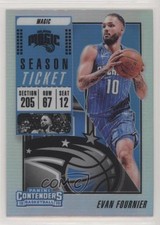 2018 Contenders Season Ticket Premium Edition Silver Prizm Evan Fournier #83 y8h