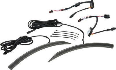 Show Chrome LED Slayer Front Fender Light - Smoke Lens Motorcycle Street Bike