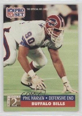 1991 Pro Set 2nd Round Draft Choice Phil Hansen #783 Rookie RC 0il7
