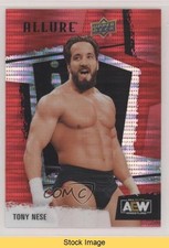 2022 Upper Deck Allure AEW Red Rainbow Tony Nese #92 READ 1s3j