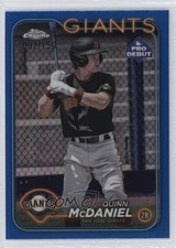 2024 Topps Pro Debut Chrome Blue Refractor 2/150 Quinn McDaniel #PDC-136 15sd