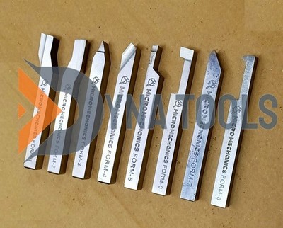 10 mm x 100 mm HSS Drehmaschine Formwerkzeuge Set 8-teilig Vierkantschaft...
