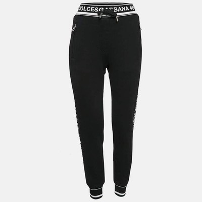 DOLCE & GABBANA DG  LOVE ROYAL BLACK AND WHITE  Jogging Pants