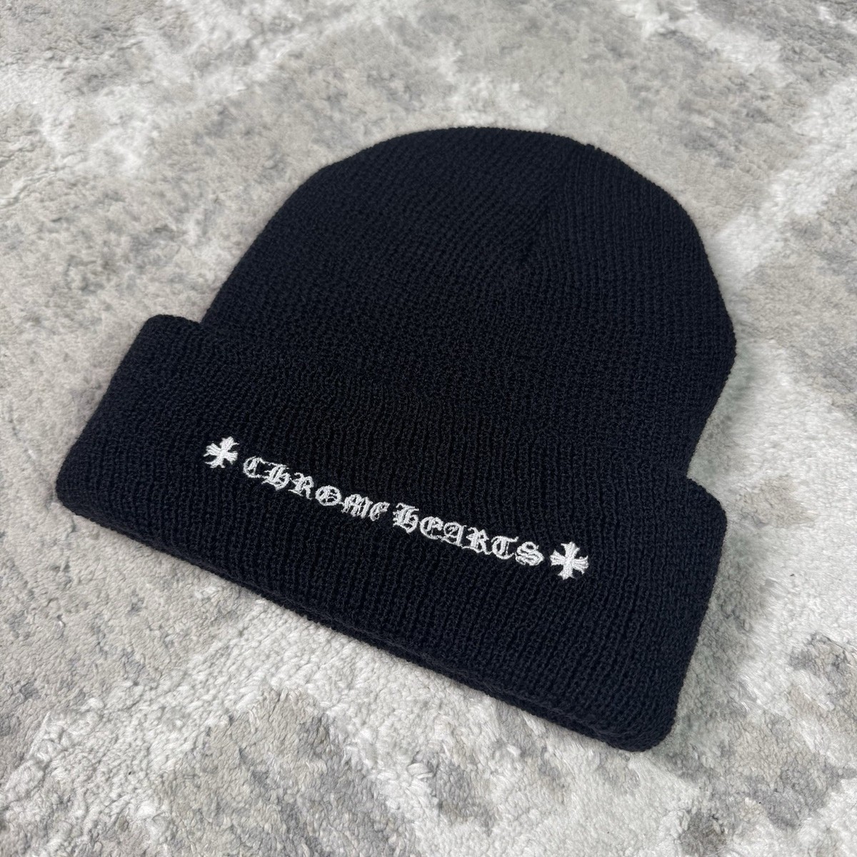 Chrome Hearts Plus Cross Beanie Hat | eBay