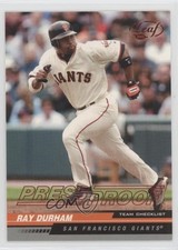 2005 Leaf Team Checklist Red Press Proof Ray Durham #295 9mq