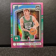 2024-25 Panini Optic - Rated Rookie Baylor Scheierman #263 Pink Hyper Prizm (RC)