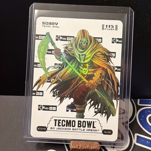 Bo Jackson Battle Arena Tecmo Bowl- Scary White Foil (SSP) #ST242