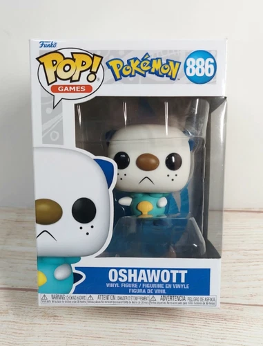 Funko Pop! Games Pokemon OSHAWOTT Vinyl Figure #886 Minor Wear See All Pics