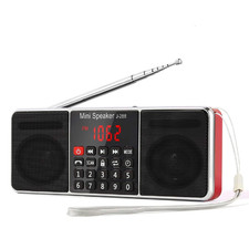 Prunus J-288 Portable Radio Am Fm Radio Bluetooth Speaker Sleep Timer