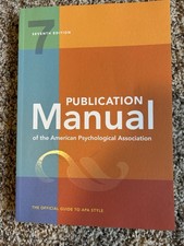 American Psychological Association APA 7th Ed...