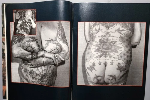 original vintage '92 intl tattoo art #1 mag col todd bob shaw photos cards flash image 10