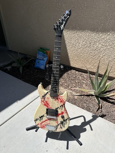 1988 Hondo Splatter Electric Guitar Strat Made In Korea