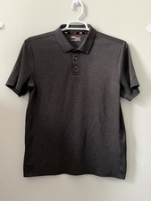 Fila Men's Polo Shirt In Black Size Medium