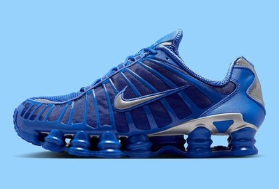 Nike Shox TL Hyper Royal Blue Metallic Silver Running Shoes AV3595