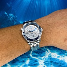 OMEGA Seamaster Professional Diver 300M Silver Wave Dial On Bracelet B+P 15