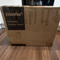 COMFEE' 60 cm Chimney Cooker Hood Stainless Steel Extractor Hood Boxed