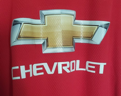 Manchester United Adidas Home Red Soccer Football Jersey Chevrolet Kohler Sz S - Picture 4 of 9