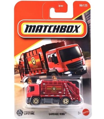 2025 RELEASE GARBAGE KING NEW MATCHBOX MATTEL CITY WASTE SERVICES TRUCK DIECAST