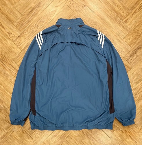 Adidas Climalite Retro Full Zip Blue And Grey Track Jacket Men’s XXL - Picture 8 of 12