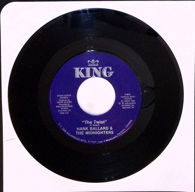 Hank Ballard & The Midnighters 45 ''The Twist / Teardrops On Your Letter'' EX O5