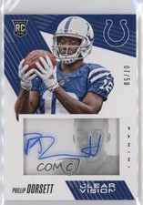 2015 Panini Clear Vision Rookie Signatures 7/50 Phillip Dorsett Auto 00od