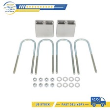 For Nissan 720 Hardbody 2wd 4in Rear Drop Lowering Blocks 2pc W U-bolt Hardware For Nissan 720 Hardbody 2wd 4in Rear Drop Lowering Blocks 2pc W U-bolt Hardware