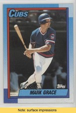 1990 Topps Mark Grace #240 READ 0b5