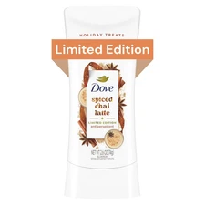 Dove Limited Edition Antiperspirant Deodorant Spiced Chai Latte, 2.6 oz