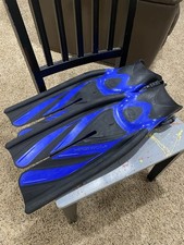 Tusa Xpert Zoom Split Fin Open Adjustable Heel Scuba Fins Flippers M-ML