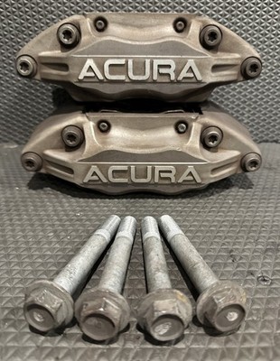 2005-2012 Acura RL Advics Front Left Right 4 Piston Brake Calipers (Pair) OEM